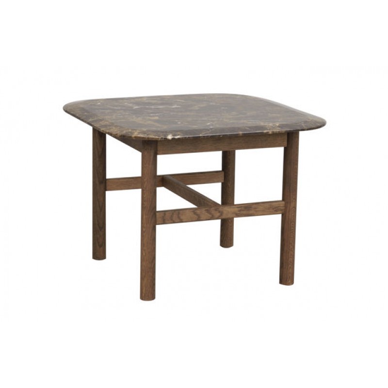 RO Hammond Coffee Table 62x62 Marble Brown/Brown